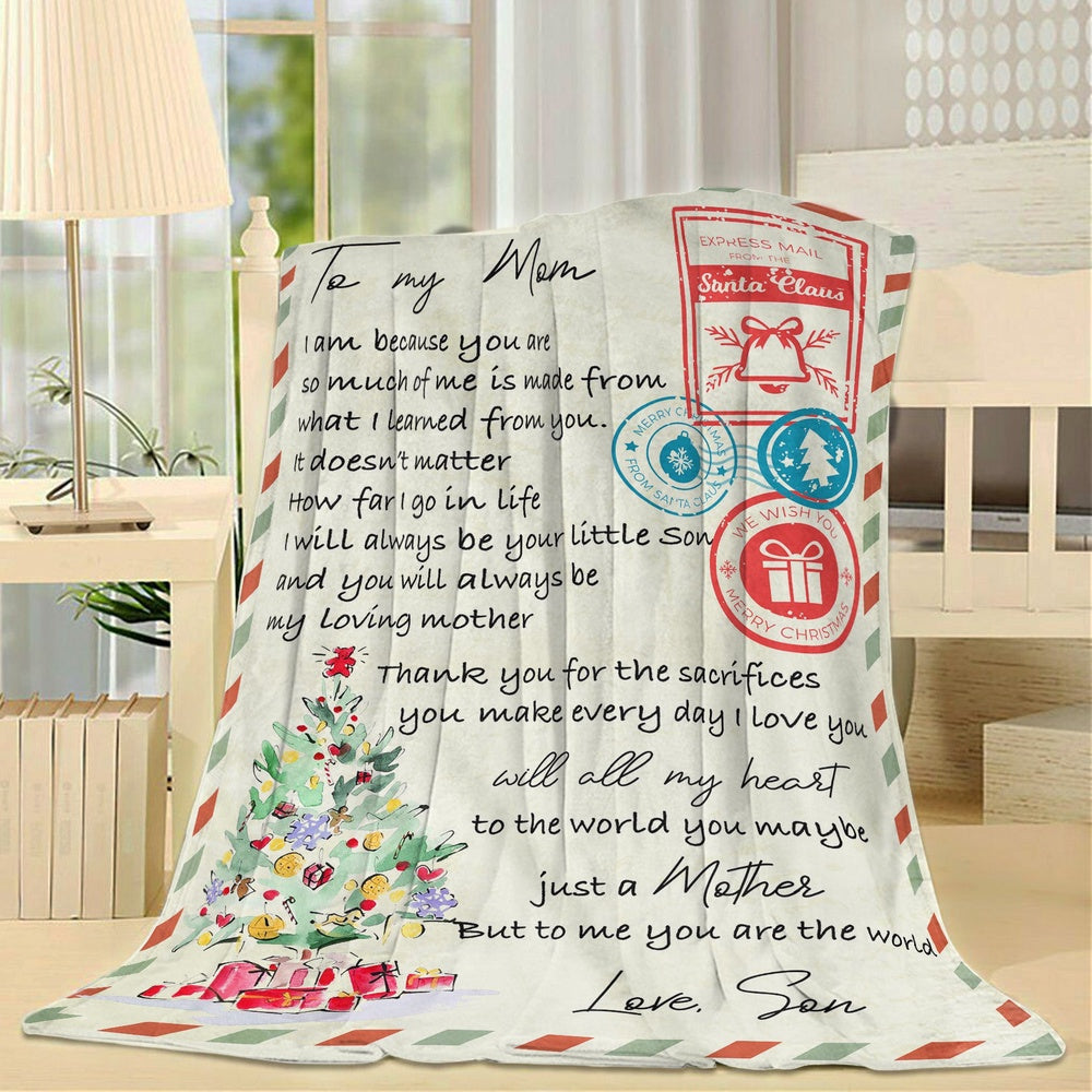 Blanket Gift Ideas For Mom, Christmas Gifts For Mom, You Are Blanket, Christmas Blanket