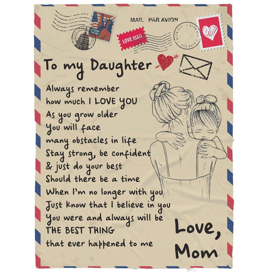 Blanket Graduation Gift For Daughter, Personalized Gifts For Daughter, How Much I Love You Blanket, Christmas Blanket