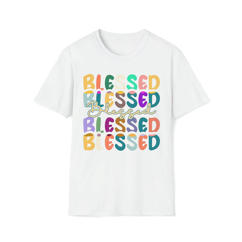 Blessed Faith Religion Premium T Shirt, Mother's Day Premium T Shirt, Mom Shirt