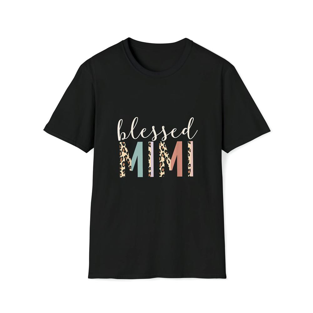 Blessed Mimi Cute Leopard Print Premium T Shirt, Mother's Day Premium T Shirt, Mother's Day Gift, Mom Shirt