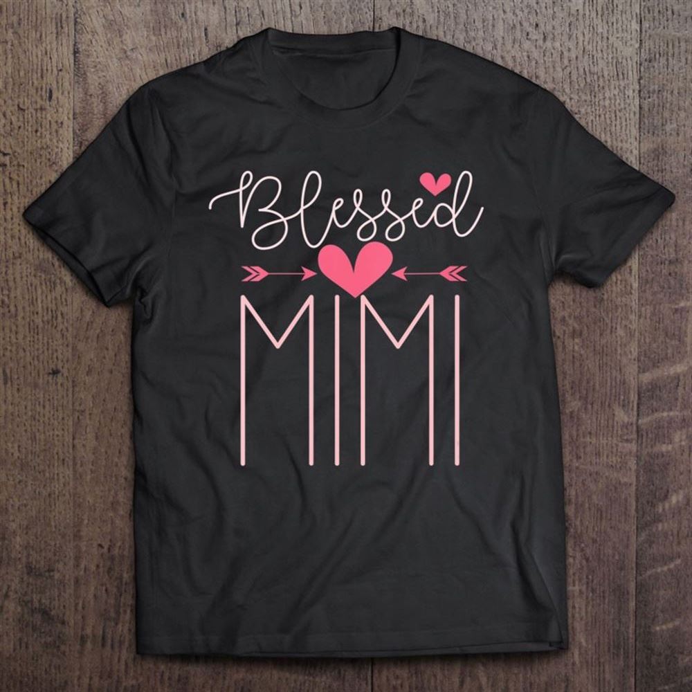 Blessed Mimi Mother's Day Gift Grandparents Day Womens Mimi T Shirt, Mother's Day Shirt, Gift For Mom, Shirt For Mom
