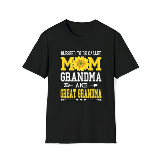Blessed To Be Called Mom Grandma Great Grandma Mother's Day Premium T Shirt, Mother's Day Premium T Shirt, Mother's Day Gift, Mom Shirt