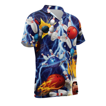 Bowling Hawaiian Shirt, Bowling Hawaiian Shirt Men And Women, Button Down Bowling Shirts, Bowling Shirts
