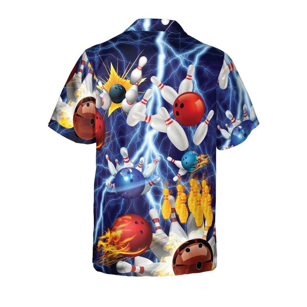 Bowling Hawaiian Shirt, Bowling Hawaiian Shirt Men And Women, Button Down Bowling Shirts, Bowling Shirts