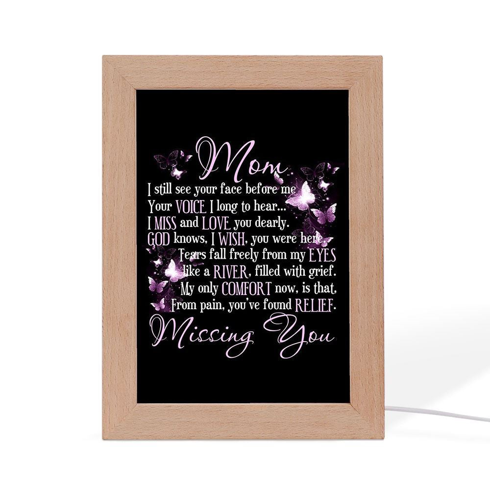 Butterfly I Still See You Mom Insects Bugs Lovers Frame Lamp, Mother's Day Night Light, Best Mom Ever, Gift For Mom
