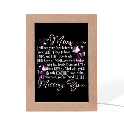 Butterfly I Still See You Mom Insects Bugs Lovers Frame Lamp, Mother's Day Night Light, Best Mom Ever, Gift For Mom