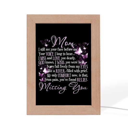 Butterfly I Still See You Mom Insects Bugs Lovers Frame Lamp, Mother's Day Night Light, Best Mom Ever, Gift For Mom