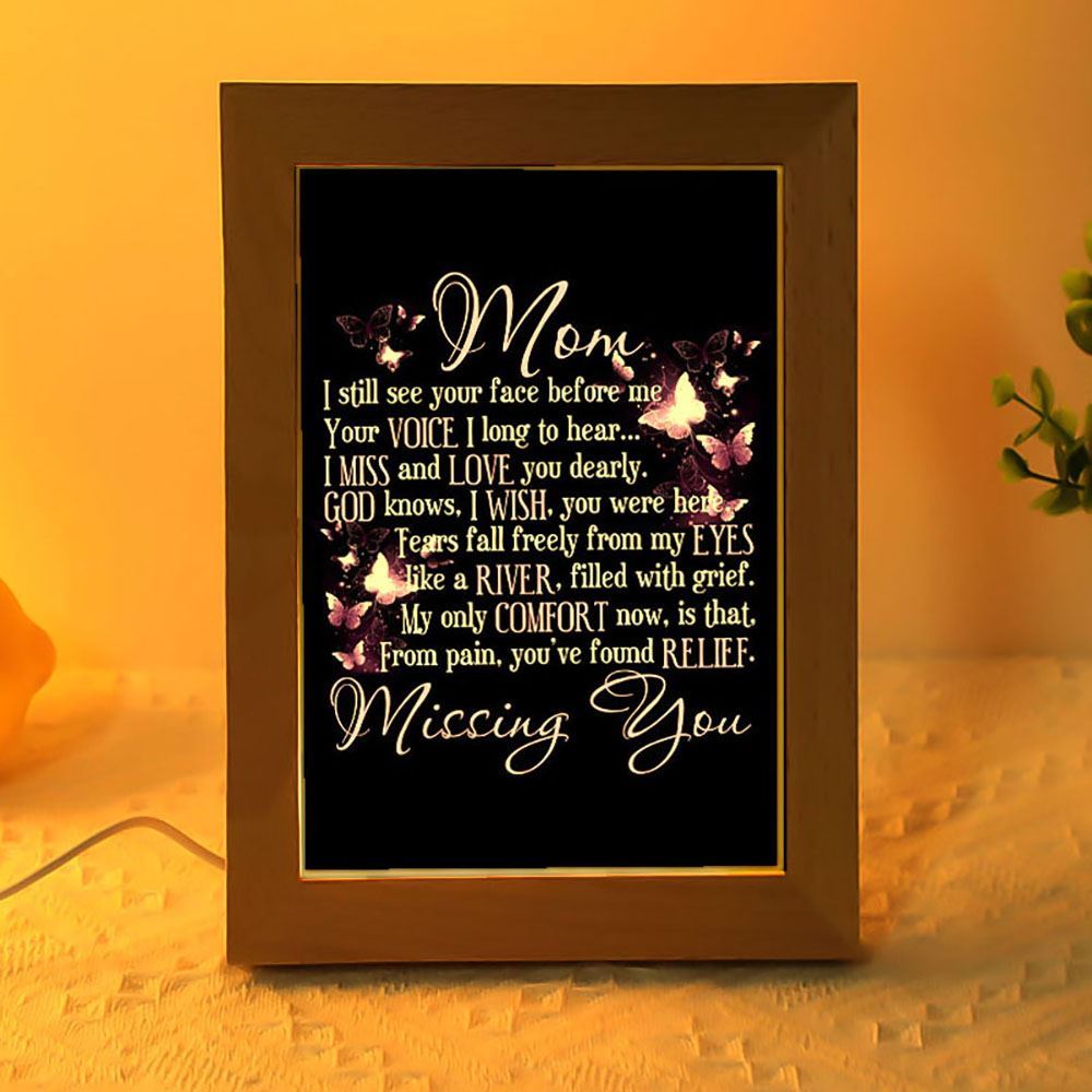 Butterfly I Still See You Mom Insects Bugs Lovers Frame Lamp, Mother's Day Night Light, Best Mom Ever, Gift For Mom
