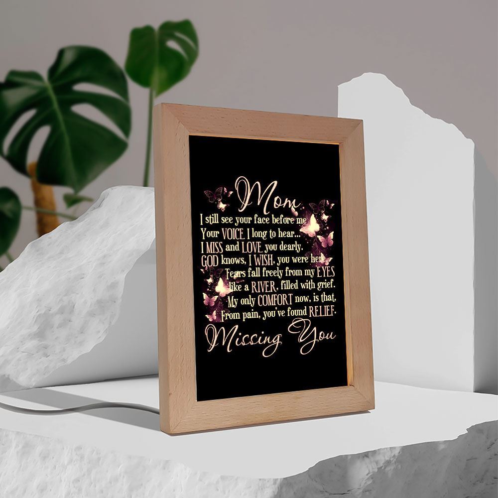 Butterfly I Still See You Mom Insects Bugs Lovers Frame Lamp, Mother's Day Night Light, Best Mom Ever, Gift For Mom
