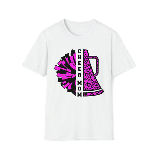 Cheerleader Megaphone Pom Pom Premium T Shirt, Mother's Day Premium T Shirt, Mom Shirt