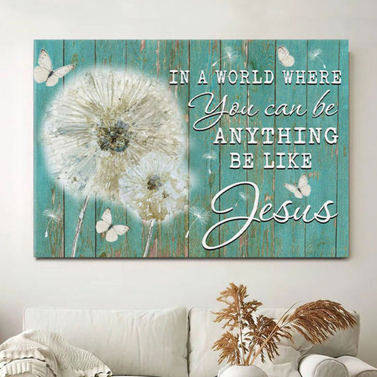 Christian Wall Art I Will Walk By Faith Even When I Cannot See Canvas Print - Christian Wall Decor