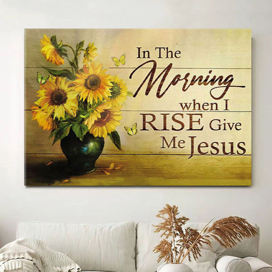Christian Wall Art In A World Where You Can Be Anything Be Like Jesus Canvas Art - Christian Wall Decor