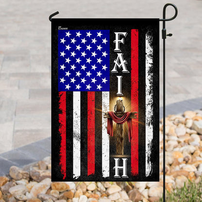Christian Garden Flags, American Faith Flag, Christian House Flags, Christian Cross Flag, Faith Flag