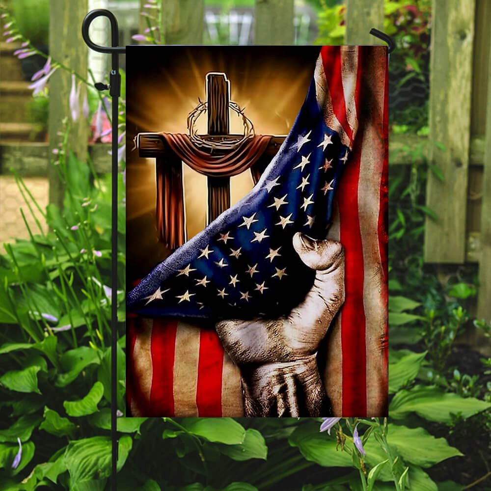 Christian Garden Flags, Christian Cross - Jesus Flag, Christian House Flags, Christian Cross Flag, Faith Flag