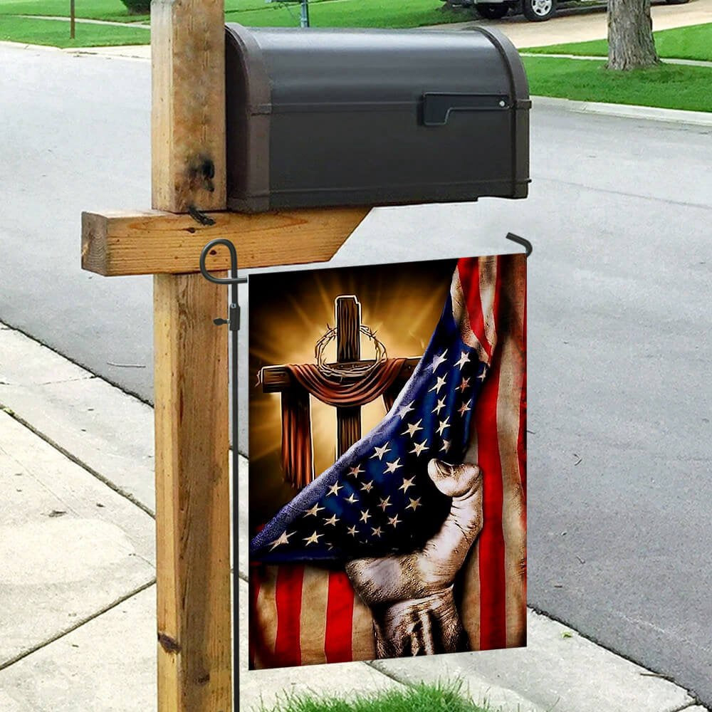 Christian Garden Flags, Christian Cross - Jesus Flag, Christian House Flags, Christian Cross Flag, Faith Flag