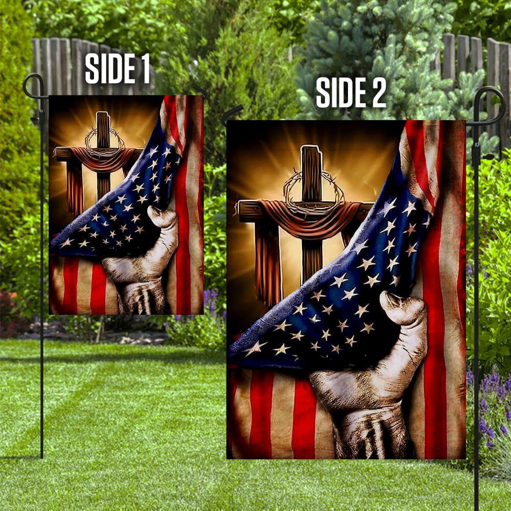 Christian Garden Flags, Christian Cross - Jesus Flag, Christian House Flags, Christian Cross Flag, Faith Flag