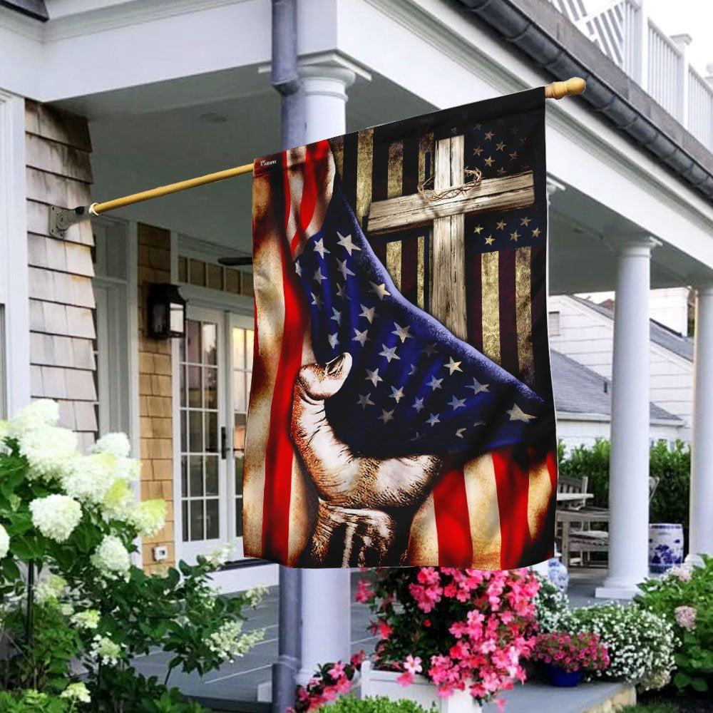 Christian Garden Flags, Christian Cross Flag, Christian House Flags, Christian Cross Flag, Faith Flag