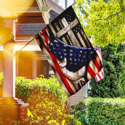 Christian Garden Flags, Christian Cross Flag, Christian House Flags, Christian Cross Flag, Faith Flag