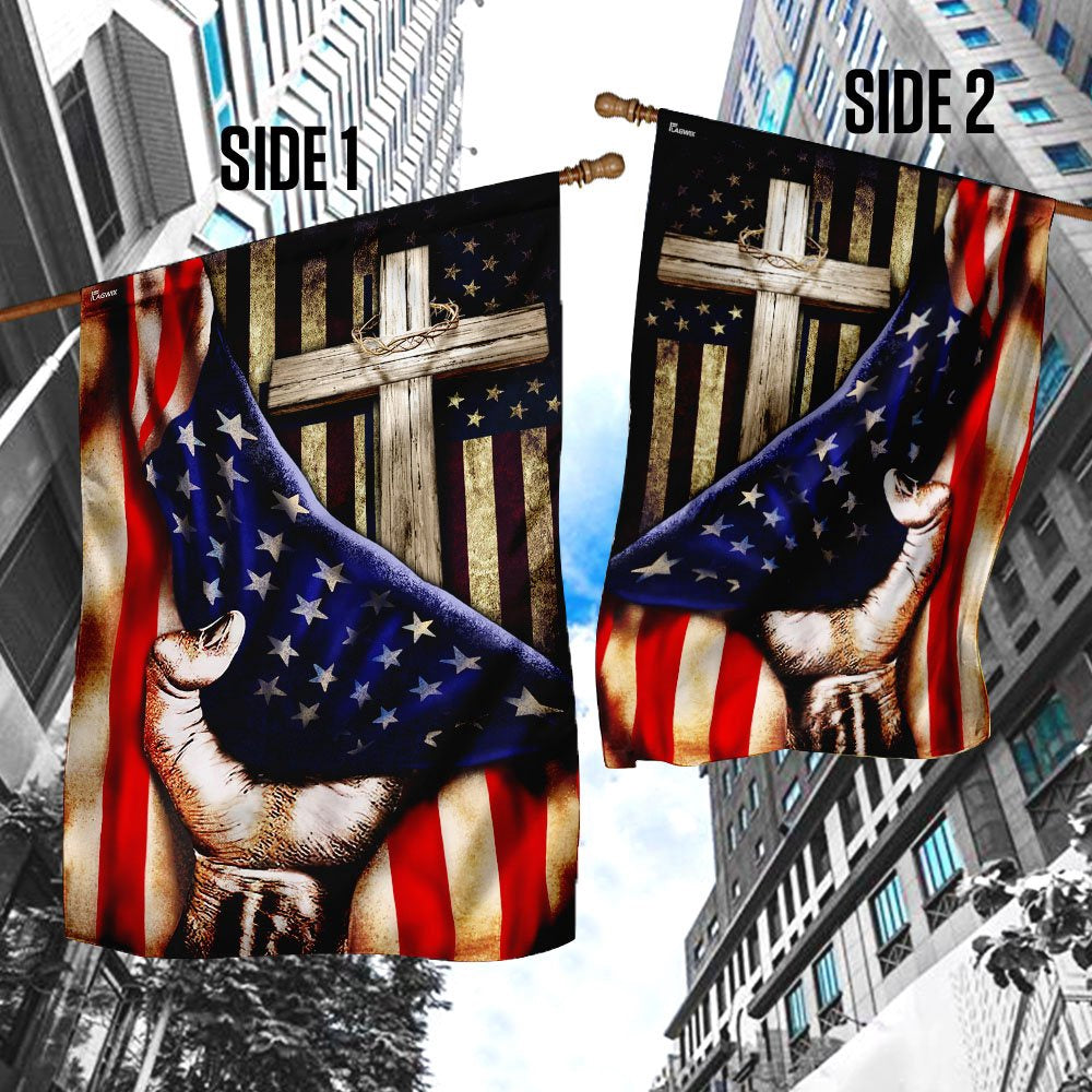 Christian Garden Flags, Christian Cross Flag, Christian House Flags, Christian Cross Flag, Faith Flag