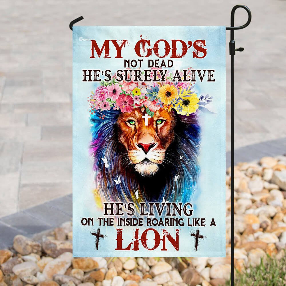Christian Garden Flags, Christian Lion Flag, Christian House Flags, Christian Cross Flag, Faith Flag