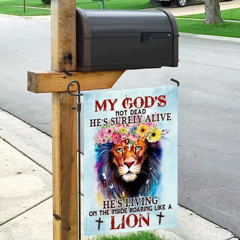 Christian Garden Flags, Christian Lion Flag, Christian House Flags, Christian Cross Flag, Faith Flag