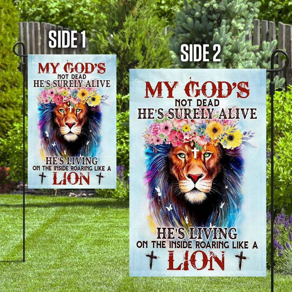 Christian Garden Flags, Christian Lion Flag, Christian House Flags, Christian Cross Flag, Faith Flag
