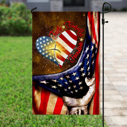 Christian Garden Flags, Faith Family Freedom American Flag, Christian House Flags, Christian Cross Flag, Faith Flag