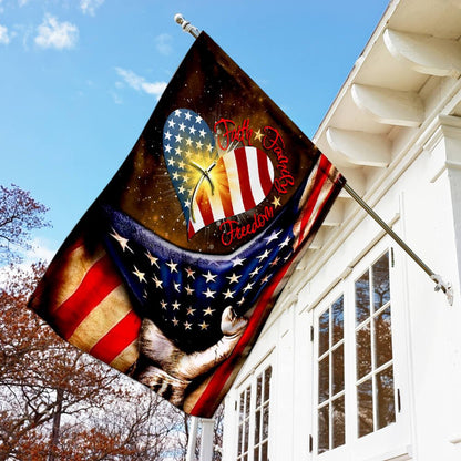 Christian Garden Flags, Faith Family Freedom American Flag, Christian House Flags, Christian Cross Flag, Faith Flag