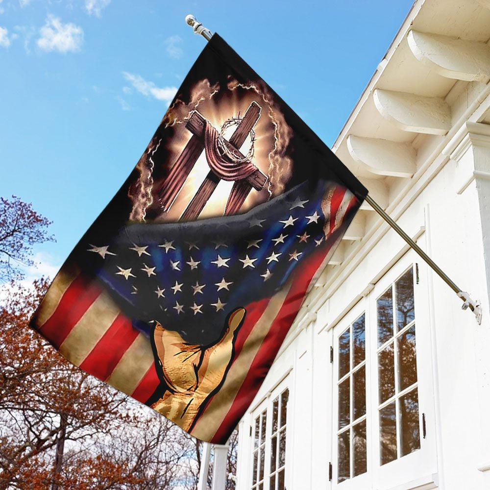 Christian Garden Flags, God Bless America Flag, Christian House Flags, Christian Cross Flag, Faith Flag