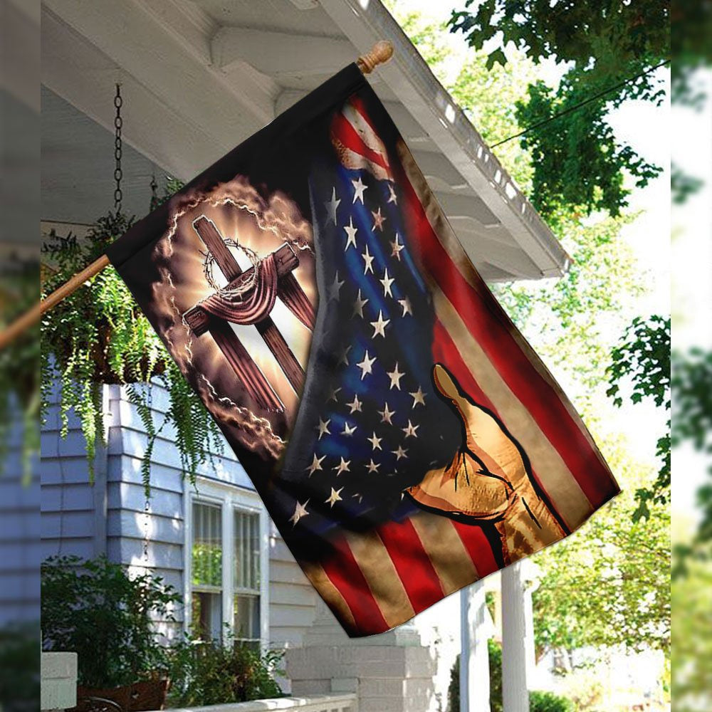 Christian Garden Flags, God Bless America Flag, Christian House Flags, Christian Cross Flag, Faith Flag