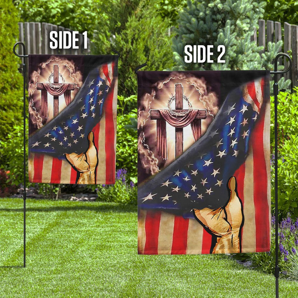 Christian Garden Flags, God Bless America Flag, Christian House Flags, Christian Cross Flag, Faith Flag