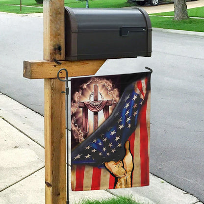 Christian Garden Flags, God Bless America Flag, Christian House Flags, Christian Cross Flag, Faith Flag