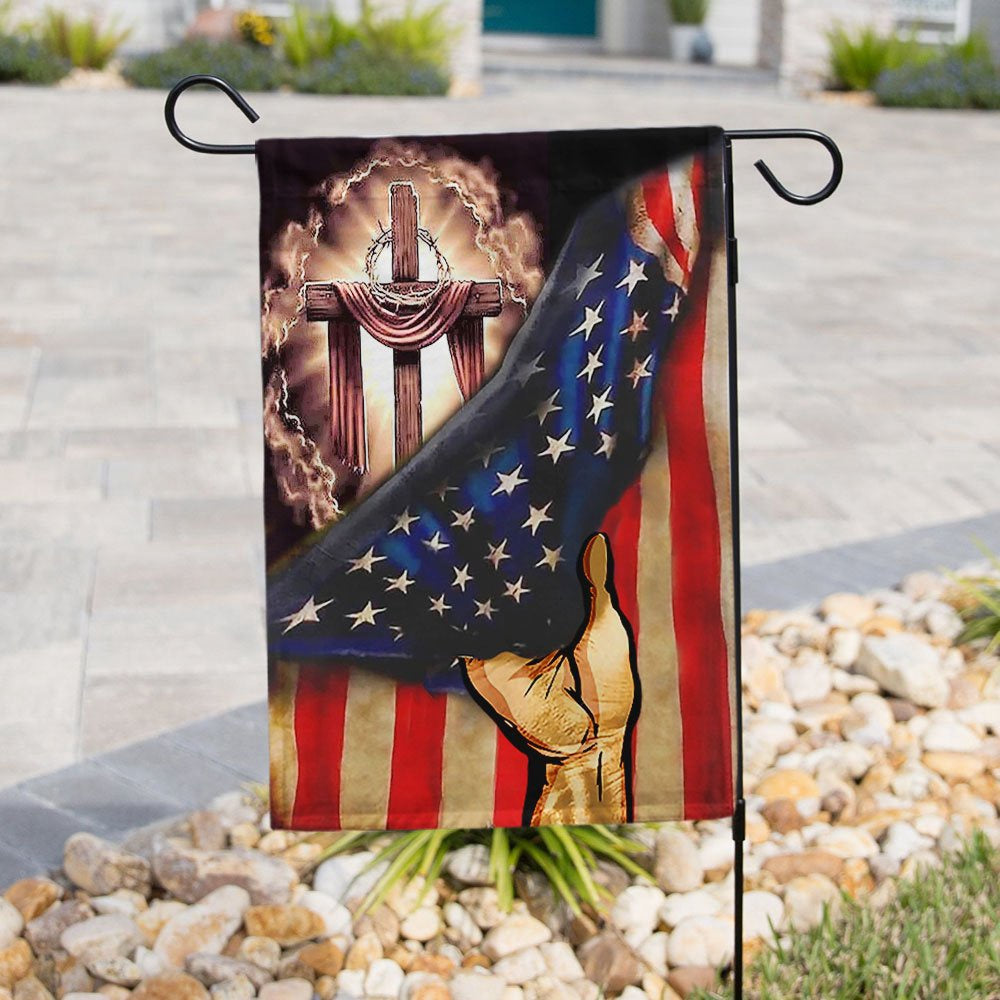 Christian Garden Flags, God Bless America Flag, Christian House Flags, Christian Cross Flag, Faith Flag