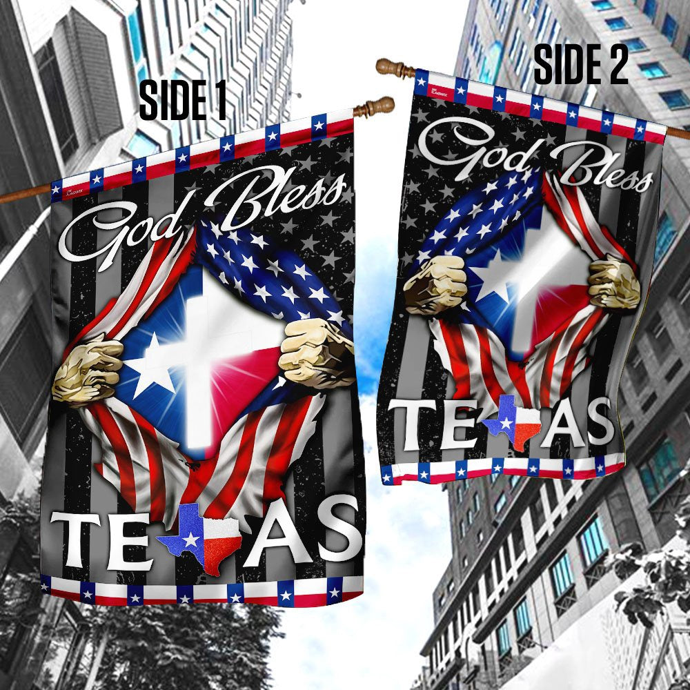 Christian Garden Flags, God Bless Texas Flag, Christian House Flags, Christian Cross Flag, Faith Flag