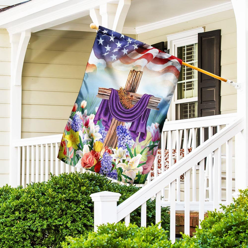Christian Garden Flags, God Jesus Christian Easter Flag, Christian House Flags, Christian Cross Flag, Faith Flag