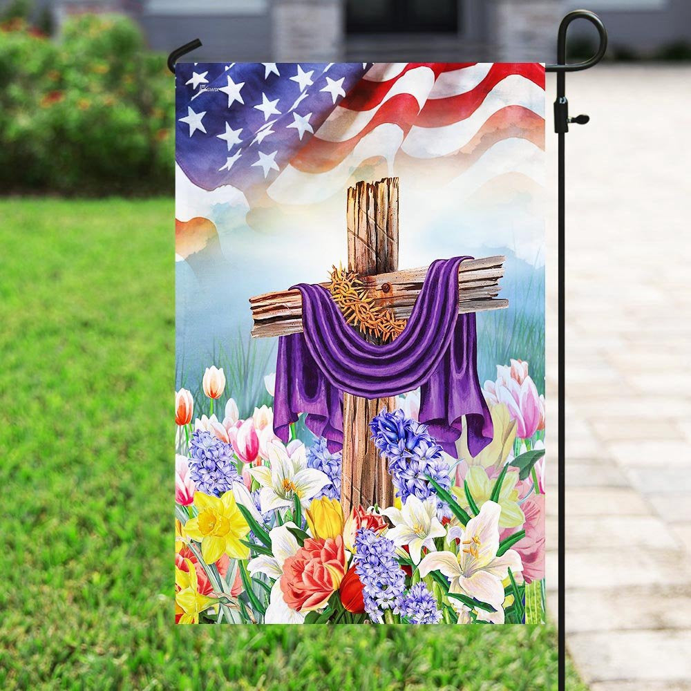 Christian Garden Flags, God Jesus Christian Easter Flag, Christian House Flags, Christian Cross Flag, Faith Flag