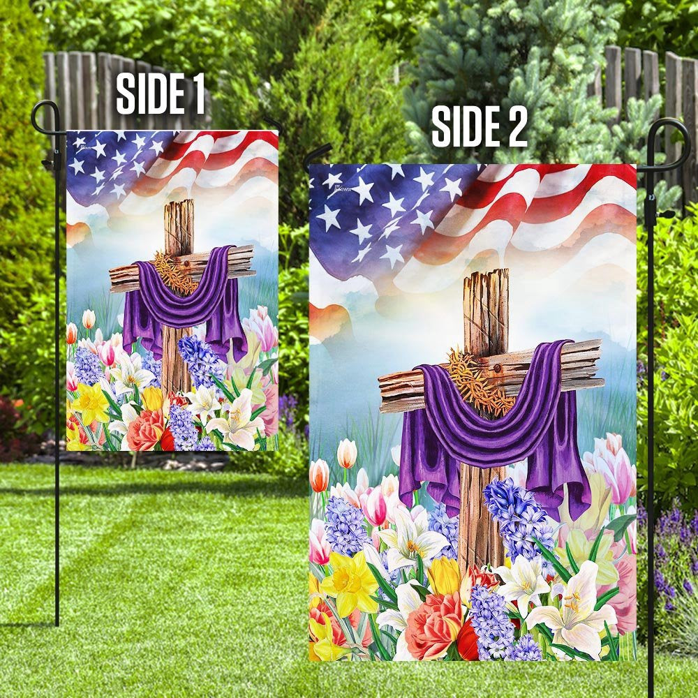 Christian Garden Flags, God Jesus Christian Easter Flag, Christian House Flags, Christian Cross Flag, Faith Flag