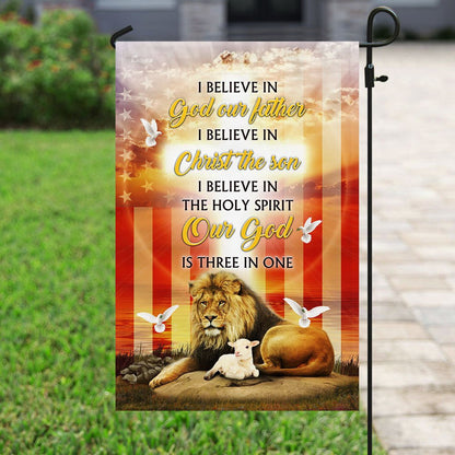 Christian Garden Flags, God, Lion And Lamb Easter Flag, Christian House Flags, Christian Cross Flag, Faith Flag