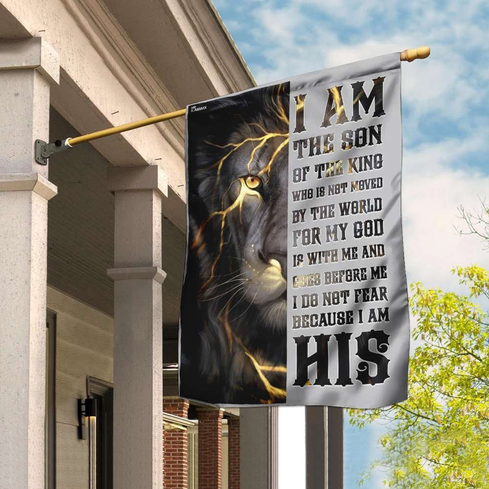 Christian Garden Flags, I Am The Son Of The King Flag, Christian House Flags, Christian Cross Flag, Faith Flag