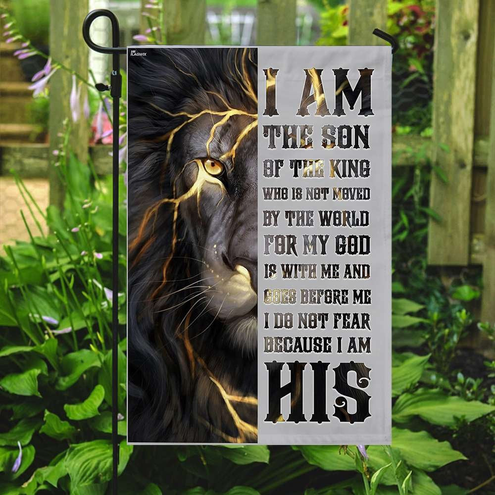 Christian Garden Flags, I Am The Son Of The King Flag, Christian House Flags, Christian Cross Flag, Faith Flag