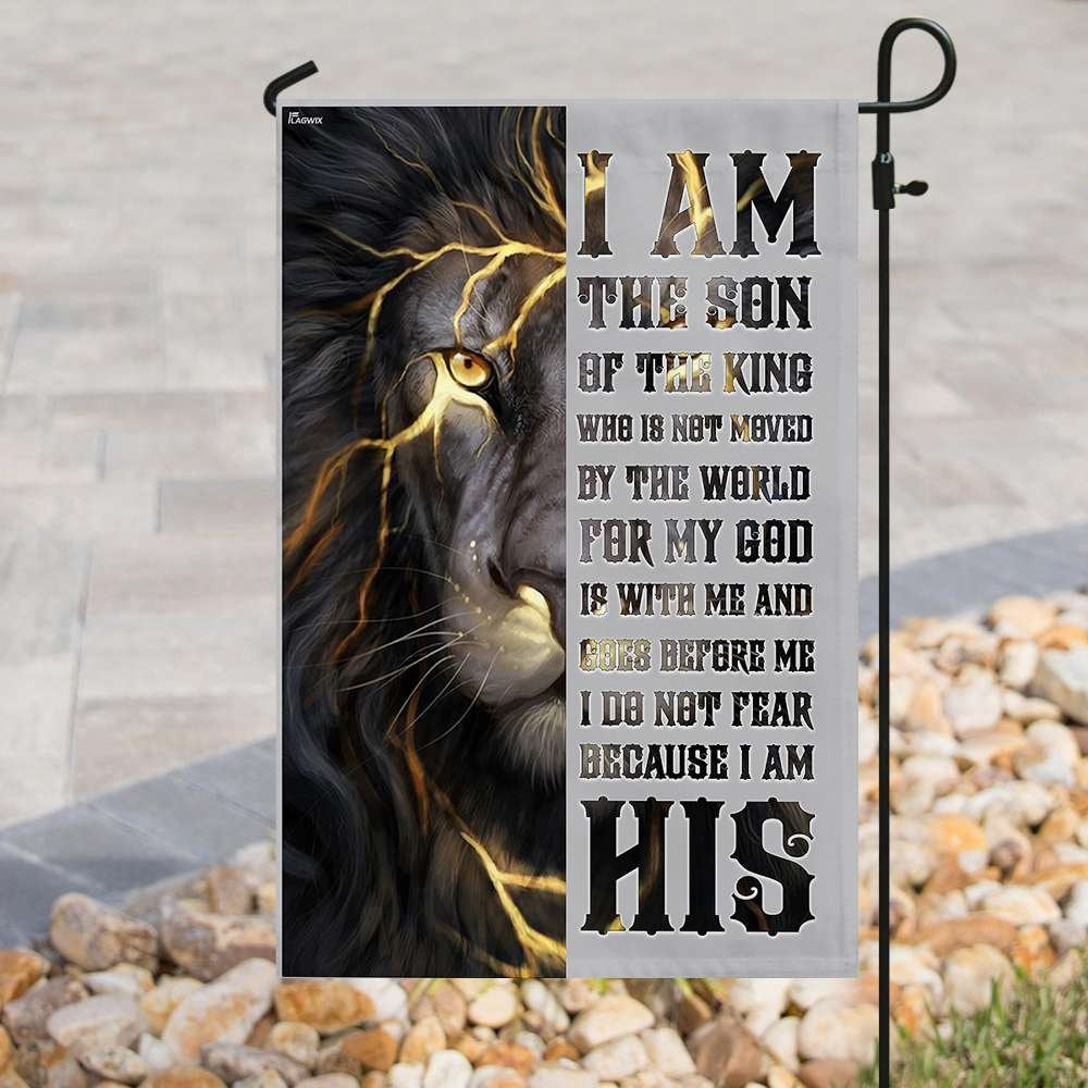 Christian Garden Flags, I Am The Son Of The King Flag, Christian House Flags, Christian Cross Flag, Faith Flag