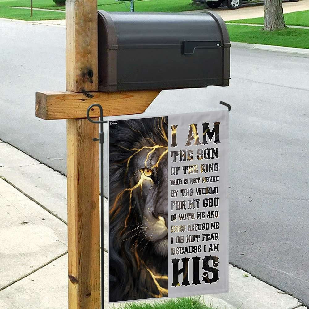Christian Garden Flags, I Am The Son Of The King Flag, Christian House Flags, Christian Cross Flag, Faith Flag