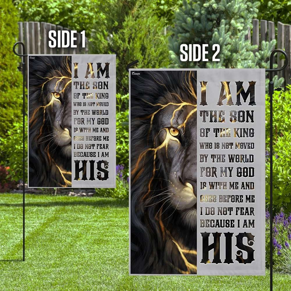 Christian Garden Flags, I Am The Son Of The King Flag, Christian House Flags, Christian Cross Flag, Faith Flag