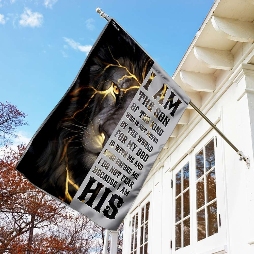 Christian Garden Flags, I Am The Son Of The King Flag, Christian House Flags, Christian Cross Flag, Faith Flag