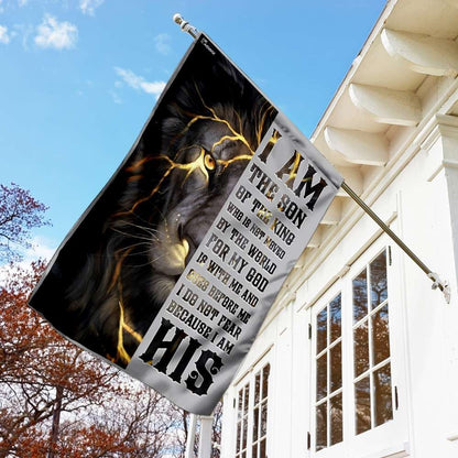 Christian Garden Flags, I Am The Son Of The King Flag, Christian House Flags, Christian Cross Flag, Faith Flag