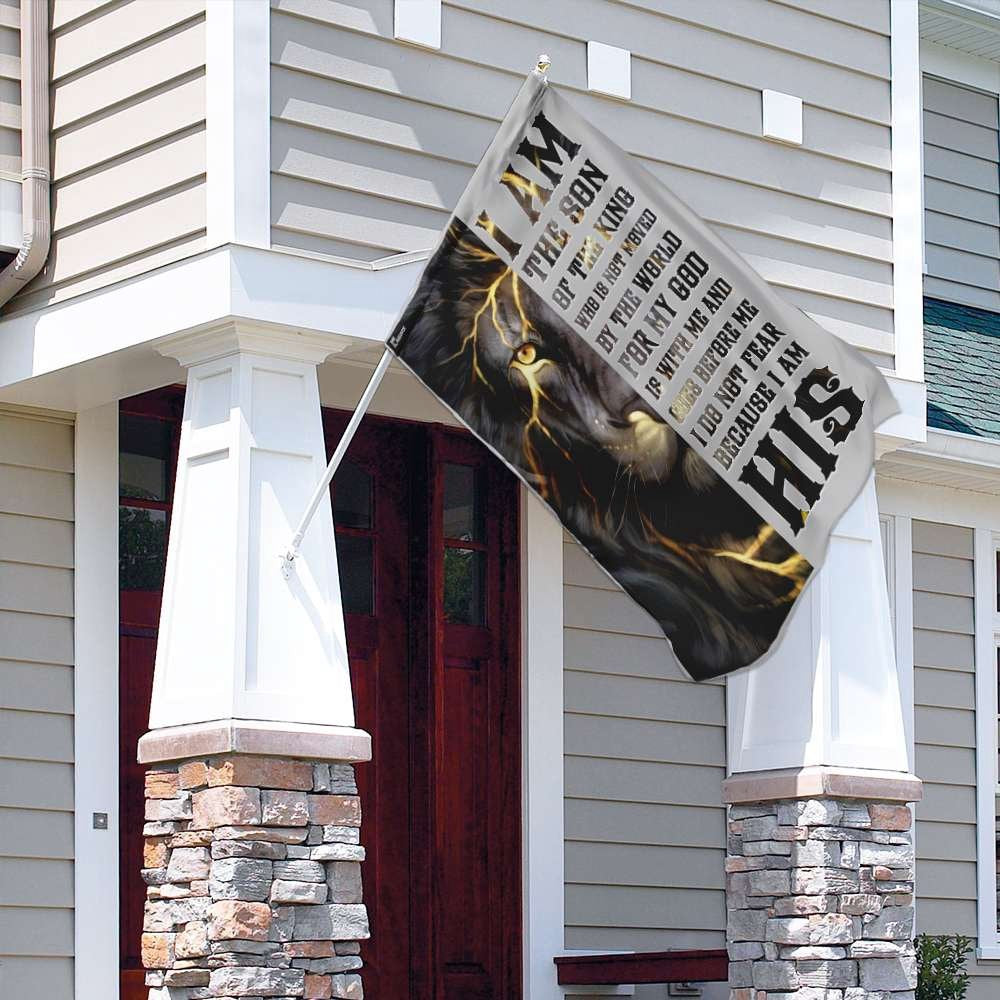 Christian Garden Flags, I Am The Son Of The King Flag, Christian House Flags, Christian Cross Flag, Faith Flag