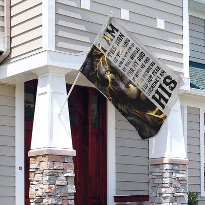 Christian Garden Flags, I Am The Son Of The King Flag, Christian House Flags, Christian Cross Flag, Faith Flag