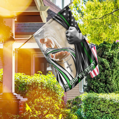 Christian Garden Flags, In God We Trust Military Flag, Christian House Flags, Christian Cross Flag, Faith Flag