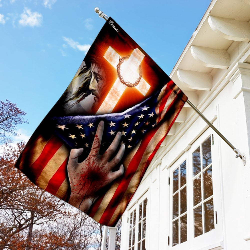 Christian Garden Flags, Jesus Christ Flag, Christian House Flags, Christian Cross Flag, Faith Flag