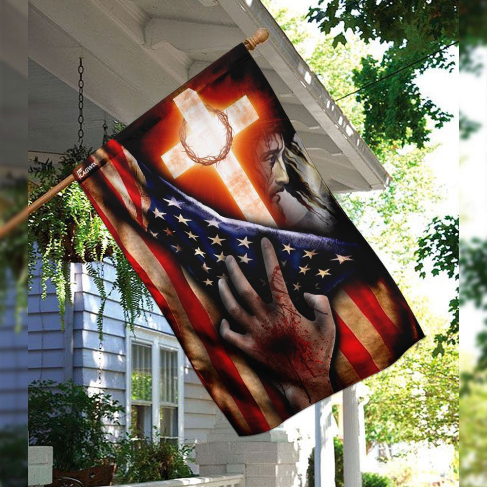 Christian Garden Flags, Jesus Christ Flag, Christian House Flags, Christian Cross Flag, Faith Flag